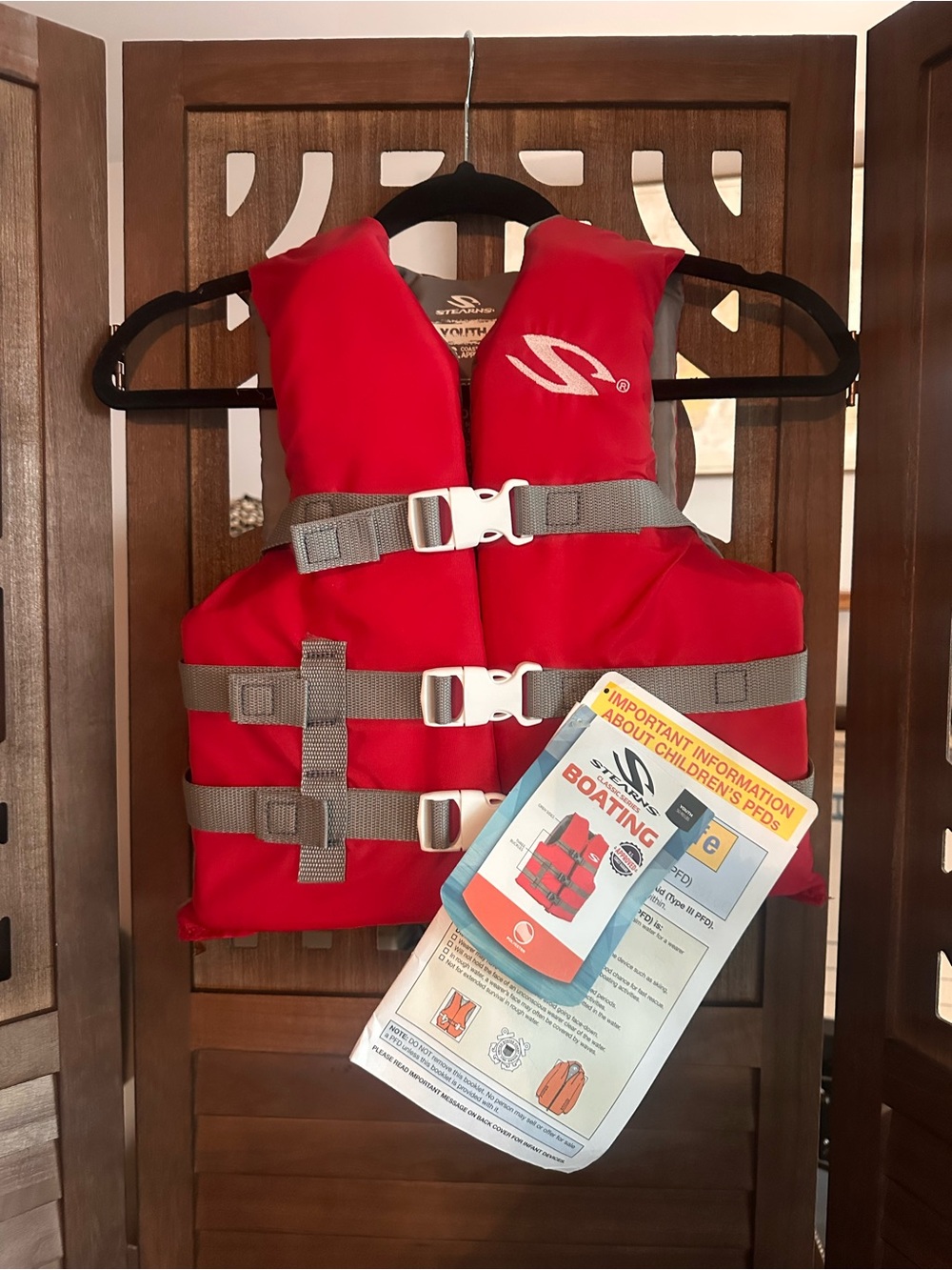 Youth Red Life Jacket PFD – Swim Vest by Stearns